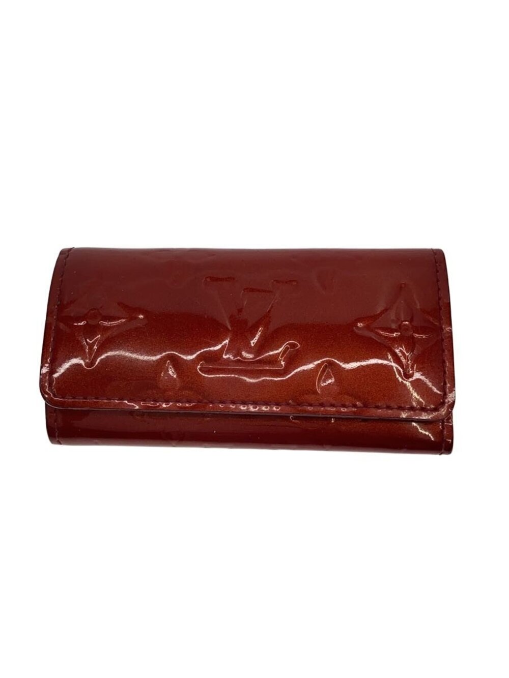 LOUIS VUITTON Multicles Monogram Vernis Enamel RED